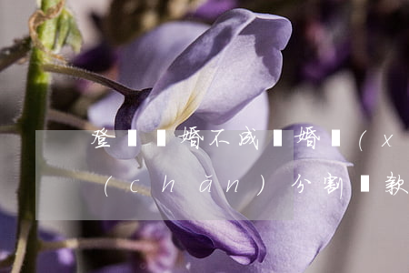 登記離婚不成，離婚協(xié)議中非財產(chǎn)分割條款生效嗎？